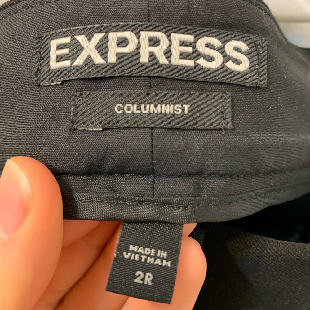 Express columnist black dress pants